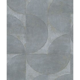 Vintage Deluxe Metallic Grey Graphic Circle Look Wallpaper by Noordwand, Painted paper - Ref: Foro24-440501, Price: 35,99 €, ...