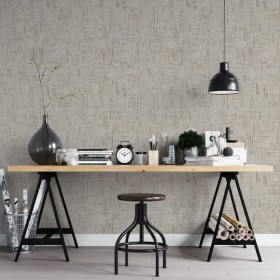 Topchic Wallpaper Scratched Look Metallic Beige by Noordwand, Painted paper - Ref: Foro24-440471, Price: 17,99 €, Discount: %