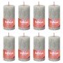 Bolsius Rustic Candles Shine 8 units gray sand 100x50 mm by Bolsius, Candles - Ref: Foro24-440796, Price: 24,39 €, Discount: %