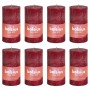 Bolsius Velas rústicas Shine 8 unidades rojo terciopelo 100x50 mm de Bolsius, Velas - Ref: Foro24-440802, Precio: 33,99 €, De...