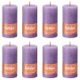 Bolsius Velas rústicas Shine 8 unidades violeta vibrante 100x50 mm de Bolsius, Velas - Ref: Foro24-440803, Precio: 28,69 €, D...