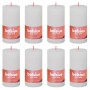 Bolsius Shine rustic candles 8 units cloudy white 100x50 mm by Bolsius, Candles - Ref: Foro24-440792, Price: 26,95 €, Discoun...