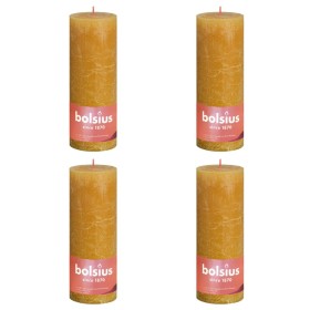 Bolsius Velas rústicas Shine 4 unidades panal amarillo 190x68 mm de Bolsius, Velas - Ref: Foro24-440840, Precio: 25,00 €, Des...