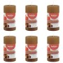 Bolsius Ribbed aromatic candles 6 pcs cinnamon apple 120x58 mm by Bolsius, Candles - Ref: Foro24-440791, Price: 25,13 €, Disc...