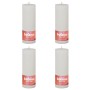 Bolsius Shine rustic candles 4 units cloudy white 190x68 mm by Bolsius, Candles - Ref: Foro24-440837, Price: 27,02 €, Discoun...