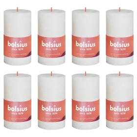 Bolsius Shine rustic candles 8 units soft pearl 100x50 mm by Bolsius, Candles - Ref: Foro24-440793, Price: 24,39 €, Discount: %