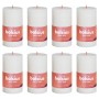 Bolsius Shine rustic candles 8 units soft pearl 100x50 mm by Bolsius, Candles - Ref: Foro24-440793, Price: 24,99 €, Discount: %