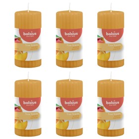 Bolsius Velas aromáticas acanaladas 6 uds mango 120x58 mm de Bolsius, Velas - Ref: Foro24-440788, Precio: 19,77 €, Descuento: %