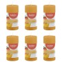 Bolsius Velas aromáticas acanaladas 6 uds mango 120x58 mm de Bolsius, Velas - Ref: Foro24-440788, Precio: 19,77 €, Descuento: %