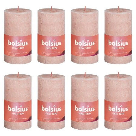 Bolsius Rustic Shine Candles 8 Einheiten Misty Pink 100x50 mm von Bolsius, Kerzen - Ref: Foro24-440800, Preis: 37,69 €, Rabat...