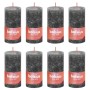 Bolsius Velas rústicas Shine 8 unidades gris tempestuoso 100x50 mm de Bolsius, Velas - Ref: Foro24-440798, Precio: 26,95 €, D...