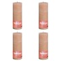 Bolsius Rustic Shine Candles 4 units Misty Pink 190x68 mm by Bolsius, Candles - Ref: Foro24-440845, Price: 23,45 €, Discount: %