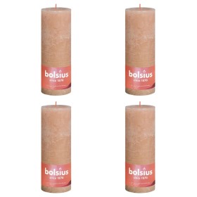 Bolsius Rustic Shine Candles 4 Einheiten Misty Pink 190x68 mm von Bolsius, Kerzen - Ref: Foro24-440845, Preis: 23,45 €, Rabat...