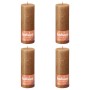 Bolsius Rustic Shine Candles 4 units Spiced Brown 190x68 mm by Bolsius, Candles - Ref: Foro24-440839, Price: 23,90 €, Discoun...