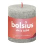 Bolsius Shine rustic candles 4 units sand gray 80x68 mm by Bolsius, Candles - Ref: Foro24-440811, Price: 16,61 €, Discount: %