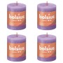 Bolsius Shine rustic candles 4 units vibrant violet 80x68 mm by Bolsius, Candles - Ref: Foro24-440818, Price: 20,18 €, Discou...