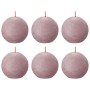 Bolsius Velas de bola rústicas Shine 6 unidades rosa ceniza 76x71 mm de Bolsius, Velas - Ref: Foro24-440861, Precio: 24,90 €,...