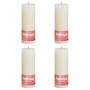 Bolsius Rustic Candles Shine 4 units soft pearl 190x68 mm by Bolsius, Candles - Ref: Foro24-440838, Price: 27,24 €, Discount: %