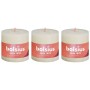 Bolsius Shine rustic candles 3 units soft pearl 100x100 mm by Bolsius, Candles - Ref: Foro24-440874, Price: 26,79 €, Discount: %