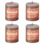 Bolsius Rustic Candles Shine 4 units rustic gray-brown 80x68 mm by Bolsius, Candles - Ref: Foro24-440812, Price: 17,81 €, Dis...