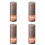 Bolsius Shine rustic candles 4 units rustic taupe gray 190x68 mm by Bolsius, Candles - Ref: Foro24-440842, Price: 28,07 €, Di...