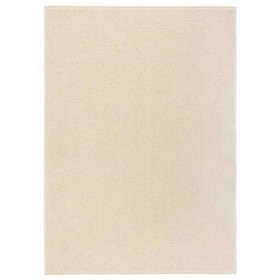 Cream short pile rug 140x200 cm by vidaXL, Rugs - Ref: Foro24-340372, Price: 62,99 €, Discount: %