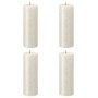 Bolsius Velas rústicas Shimmer 4 unidades marfil 190x68 mm de Bolsius, Velas - Ref: Foro24-440891, Precio: 28,91 €, Descuento: %