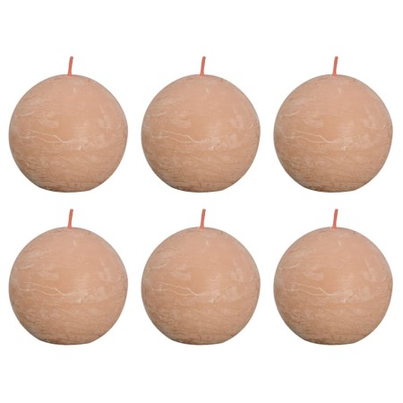 Bolsius Shine rustic ball candles 6 units misty pink 76x71 mm by Bolsius, Candles - Ref: Foro24-440860, Price: 22,93 €, Disco...