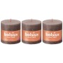 Bolsius Rustic Shine taupé candles 3 units 100x100 mm by Bolsius, Candles - Ref: Foro24-440875, Price: 23,06 €, Discount: %