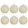 Bolsius Shine rustic candles 6 units soft pearl 76x71 mm by Bolsius, Candles - Ref: Foro24-440853, Price: 28,44 €, Discount: %