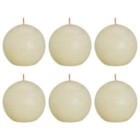 Bolsius Velas rústicas Shine 6 unidades perla suave 76x71 mm de Bolsius, Velas - Ref: Foro24-440853, Precio: 28,99 €, Descuen...