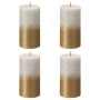 Bolsius Rustic Sunset Candles 4 Einheiten grau und gold 130x68 mm von Bolsius, Kerzen - Ref: Foro24-440901, Preis: 28,93 €, R...