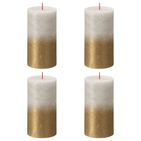 Bolsius Rustic Sunset Candles 4 Einheiten grau und gold 130x68 mm von Bolsius, Kerzen - Ref: Foro24-440901, Preis: 28,99 €, R...