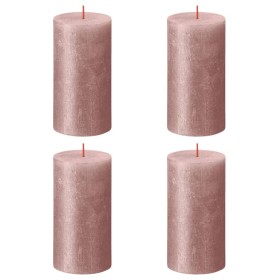 Bolsius Velas rústicas Shimmer 4 unidades rosa 130x68 mm de Bolsius, Velas - Ref: Foro24-440888, Precio: 28,80 €, Descuento: %