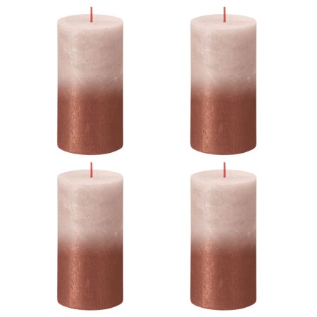 Bolsius Rustic Sunset Candles 4 Einheiten rosa und bernsteinfarben 130x68 mm von Bolsius, Kerzen - Ref: Foro24-440900, Preis:...