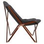 Lesli Living Butterfly Chair gray and brown 73x85x95 cm by Lesli Living, camping furniture - Ref: Foro24-441273, Price: 159,2...