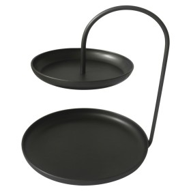 Lesli Living 2-tier Etagiere Julie black 31x30x40 cm by Lesli Living, Decorative trays - Ref: Foro24-441283, Price: 57,99 €, ...