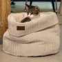 Designed by Lotte Light gray ribbed cat basket 50x35 cm by Designed by Lotte, Cat beds - Ref: Foro24-441352, Price: 91,32 €, ...