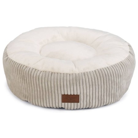 Designed by Lotte Light gray ribbed cat basket 50x17 cm by Designed by Lotte, Cat beds - Ref: Foro24-441354, Price: 72,22 €, ...