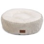 Designed by Lotte Light gray ribbed cat basket 50x17 cm by Designed by Lotte, Cat beds - Ref: Foro24-441354, Price: 72,22 €, ...