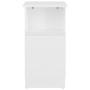 Mesa auxiliar de madera contrachapada blanco 36x30x56 cm de vidaXL, Mesas auxiliares - Ref: Foro24-802993, Precio: 30,30 €, D...