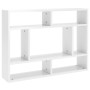 Glossy white plywood wall shelf 75x16x55 cm by vidaXL, Shelves and shelves - Ref: Foro24-803008, Price: 41,44 €, Discount: %