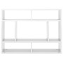 Glossy white plywood wall shelf 75x16x55 cm by vidaXL, Shelves and shelves - Ref: Foro24-803008, Price: 41,44 €, Discount: %