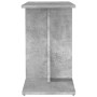 Concrete gray plywood side table 50x30x50 cm by vidaXL, Side tables - Ref: Foro24-803024, Price: 37,05 €, Discount: %