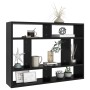 Schwarzes Wandregal aus Sperrholz, 75 x 16 x 55 cm von vidaXL, Regale und Regale - Ref: Foro24-803003, Preis: 38,59 €, Rabatt: %