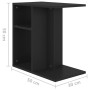 Beistelltisch aus schwarzem Sperrholz 50x30x50 cm von vidaXL, Seitentische - Ref: Foro24-803021, Preis: 30,99 €, Rabatt: %