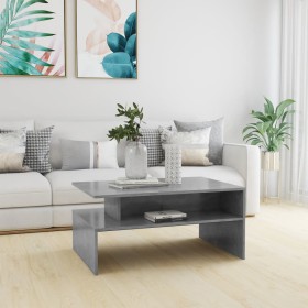 Concrete gray plywood coffee table 90x60x42.5 cm by vidaXL, Coffee table - Ref: Foro24-803258, Price: 78,81 €, Discount: %