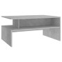 Mesa de centro madera contrachapada gris hormigón 90x60x42,5 cm de vidaXL, Mesas de centro - Ref: Foro24-803258, Precio: 82,9...