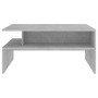 Mesa de centro madera contrachapada gris hormigón 90x60x42,5 cm de vidaXL, Mesas de centro - Ref: Foro24-803258, Precio: 82,9...