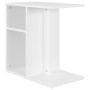 Mesa auxiliar de madera contrachapada blanco 50x30x50 cm de vidaXL, Mesas auxiliares - Ref: Foro24-803020, Precio: 33,99 €, D...